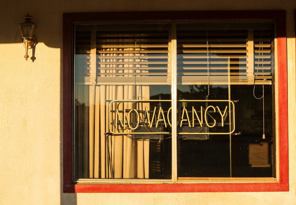 Quadro Rodrigo Takeshi - No Vacancy, Motel, Palmdale, California